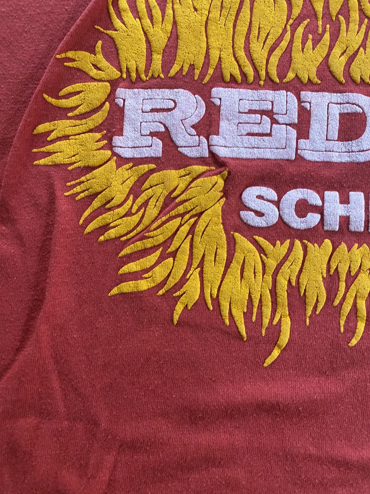 Anvil Vintage 80’s Red Hot Schnapps Puffy Paint Single Stitch Tee Size US L / EU 52-54 / 3 - 8 Thumbnail