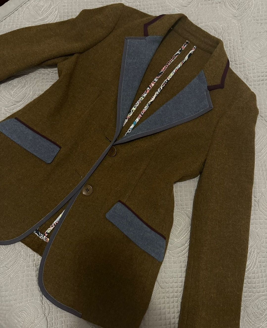 Etro Etro Lana Wool Blazer Jacket Size M / US 6-8 / IT 42-44 - 1 Thumbnail