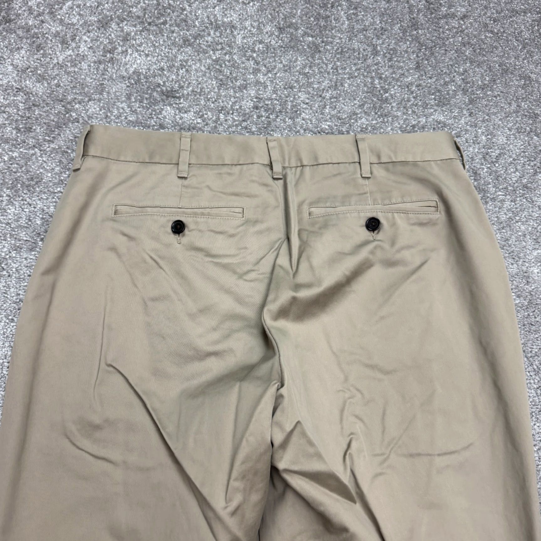 Bonobos Bonobos Pants Mens 33x32 Brown Straight Chino Khaki Wednesday Weekday Warrior Size US 33 - 3 Thumbnail