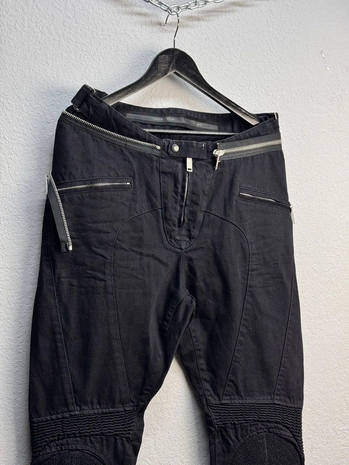 Rick Owens BEN TAVERNITI UNRAVEL PROJECT VINTAGE RICK OWENS MOTTO Size US 33 - 2 Thumbnail