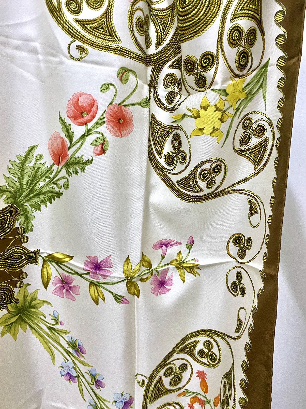 Hermes Vintage Hermes Silk Scarves Arabesques Size ONE SIZE - 9 Thumbnail