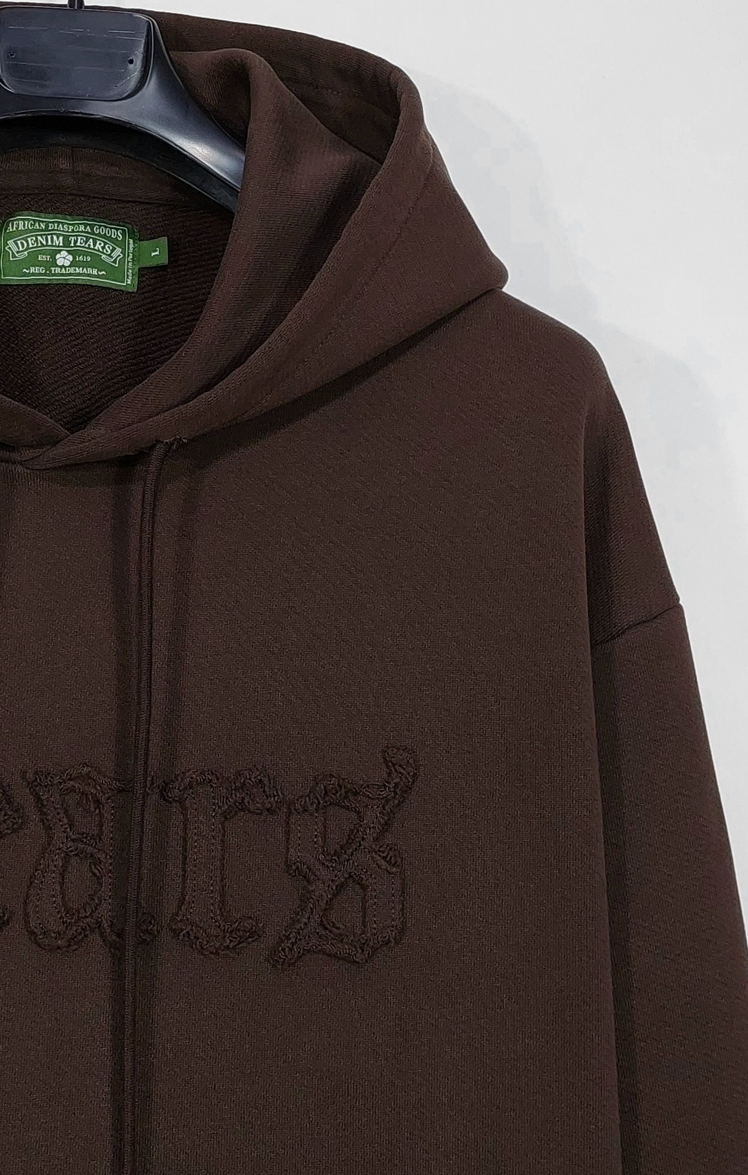 DENIM TEARS cut out hoodie - brown L Size US L / EU 52-54 / 3 - 5 Thumbnail
