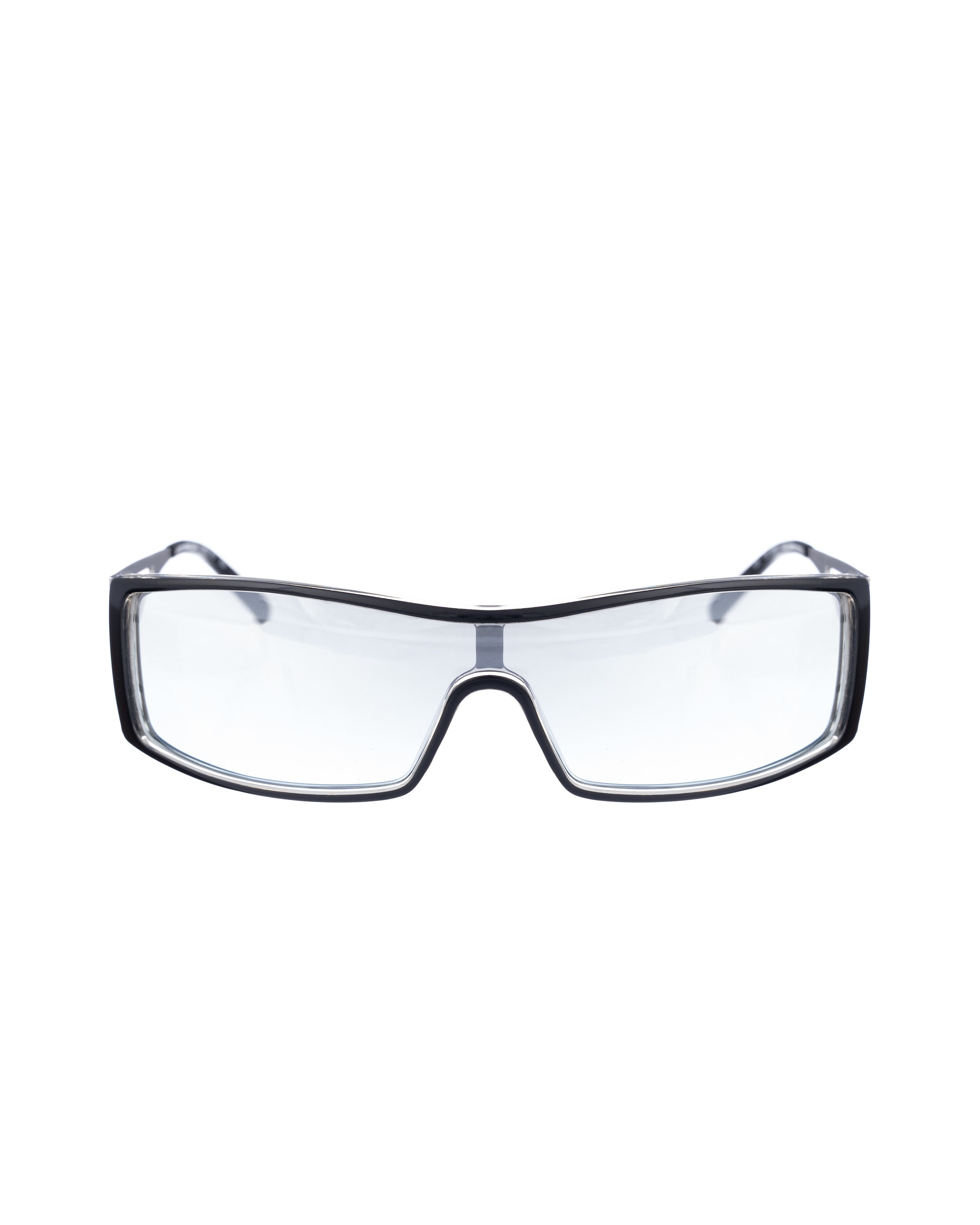 Valentino Oliver by Valentino '00s Silver Mirror Cut Out Sunglasses Size ONE SIZE - 1 Thumbnail