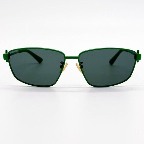 Bottega Veneta NEW BOTTEGA VENETA SUNGLASSES BV1185S 004 AVIATOR GREEN WOME Size ONE SIZE - 5 Thumbnail