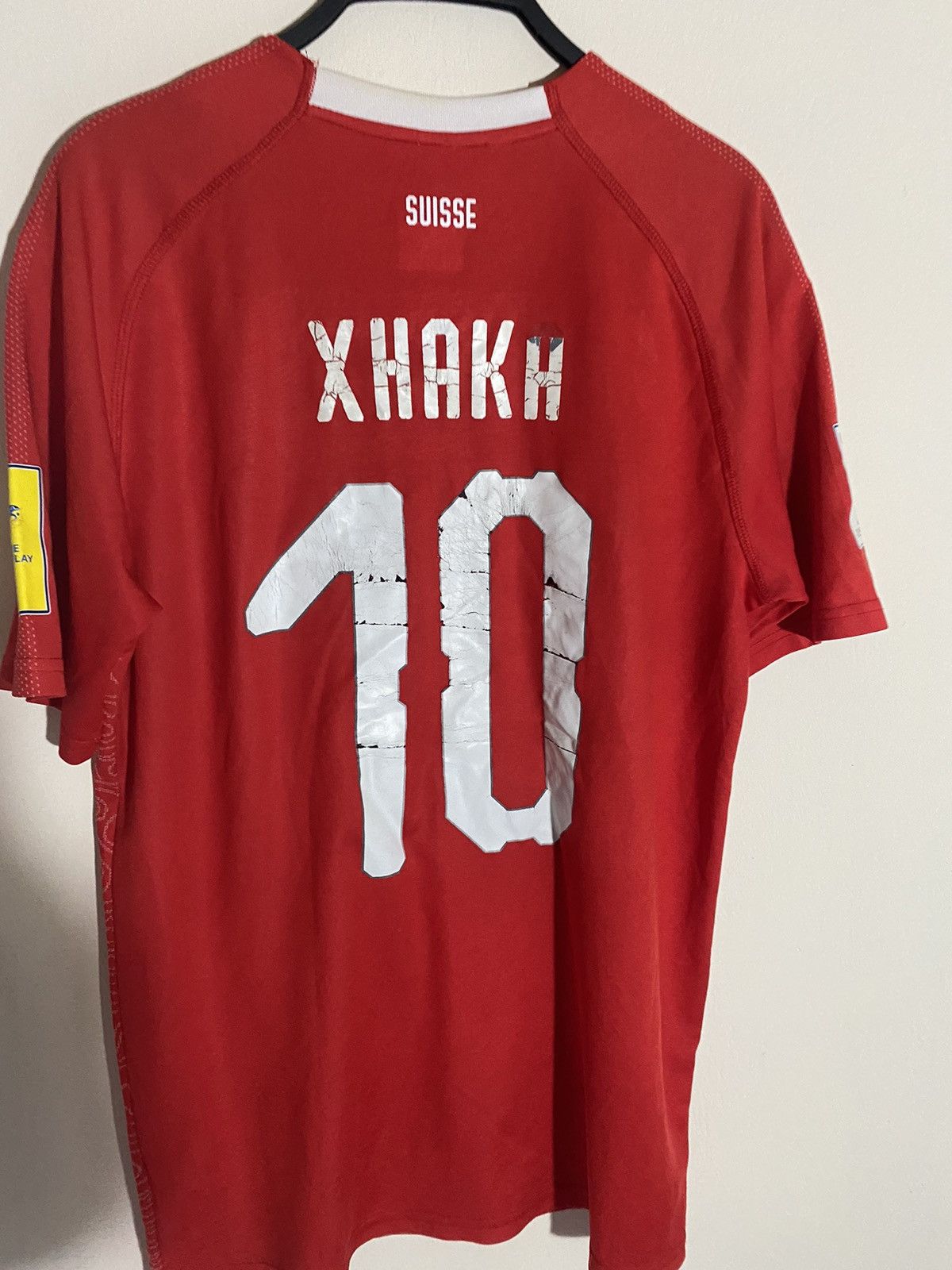Puma Switzerland World Cup 18 qualifiers Xhaka jersey Size US L / EU 52-54 / 3 - 2 Thumbnail