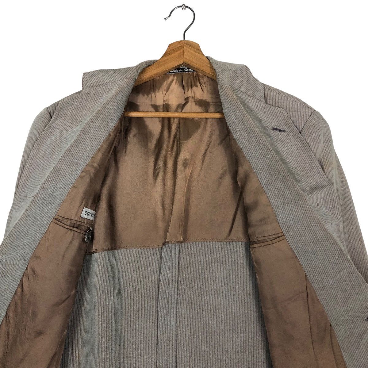 Emporio Armani Vtg Emperio Armani Made in Italy Chore Jacket Double Breast Size US M / EU 48-50 / 2 - 14 Thumbnail