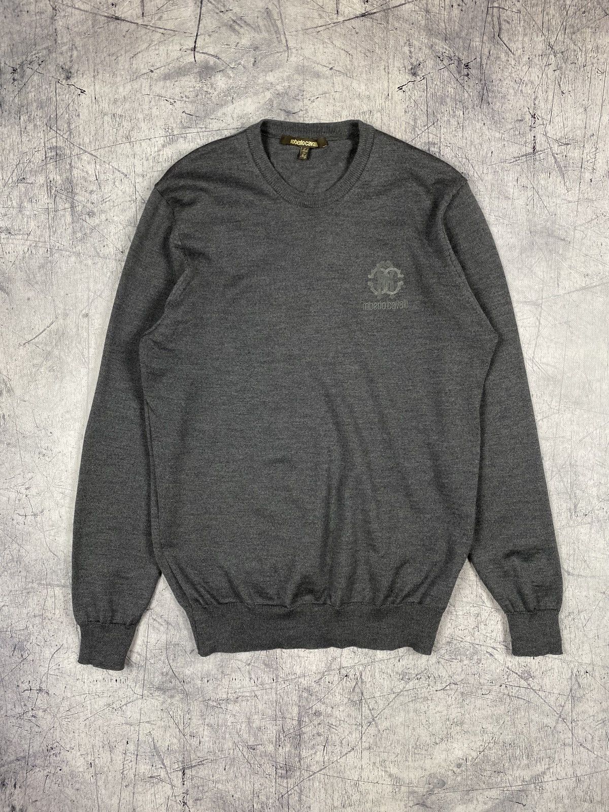 Designer × Roberto Cavalli Luxury Roberto Cavalli Designer Wool Sweater Size US L / EU 52-54 / 3 - 2 Thumbnail