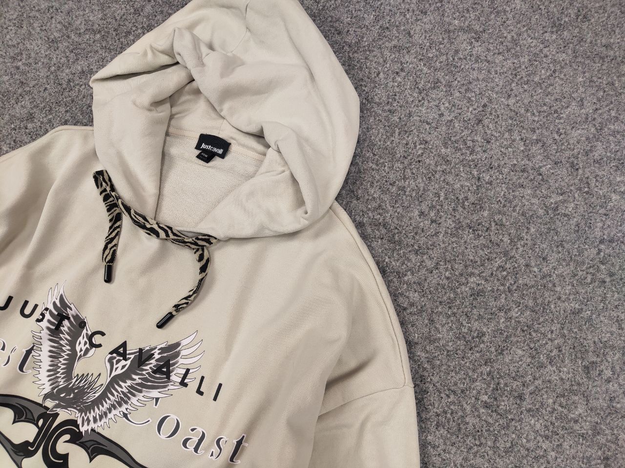 Just Cavalli Roberto Just Cavalli west coast Logo Oversized Hoodie Size US XL / EU 56 / 4 - 4 Thumbnail
