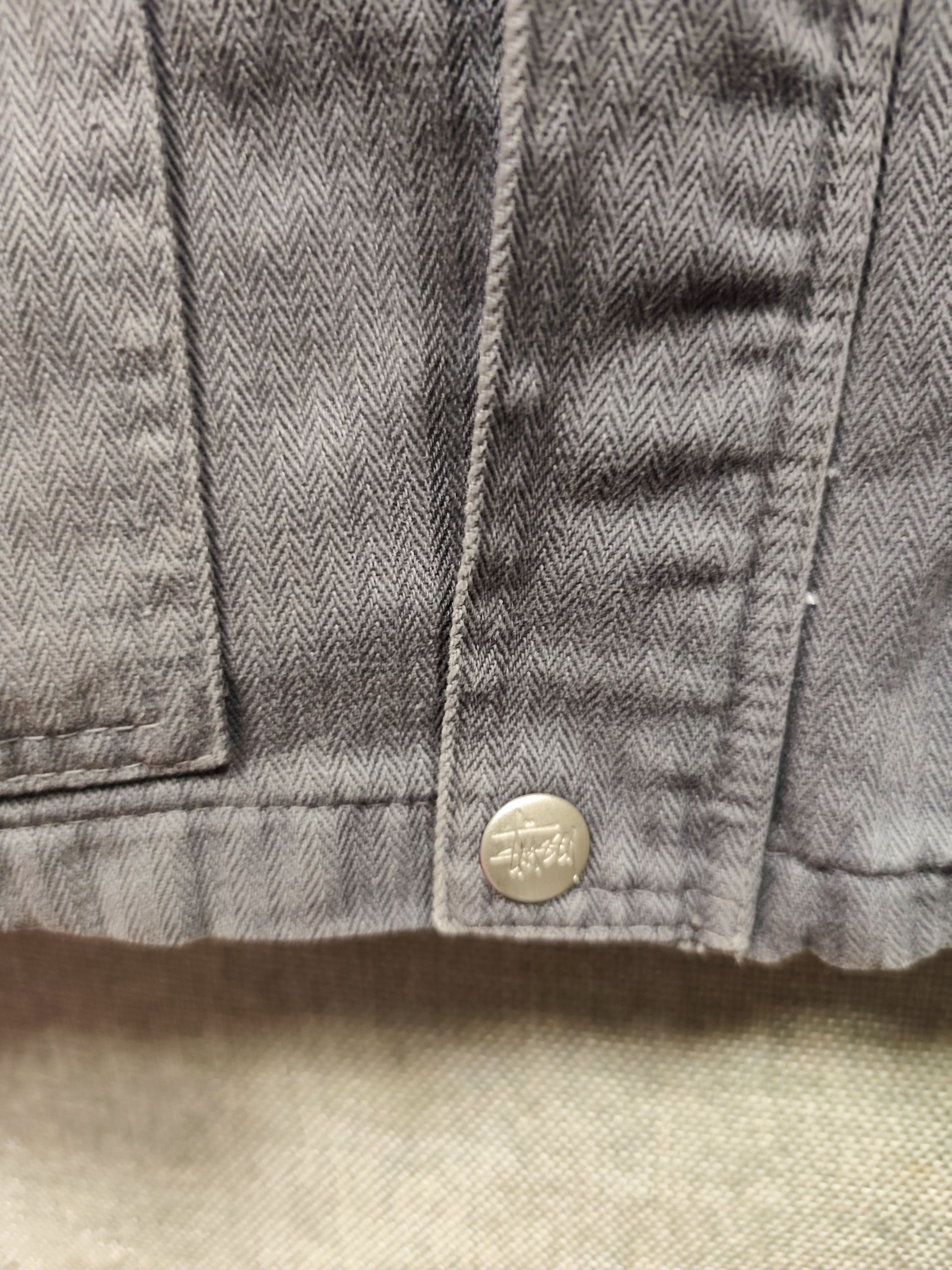 Stussy Vintage Stussy Denim work wear jacket Distressed Size US L / EU 52-54 / 3 - 3 Thumbnail