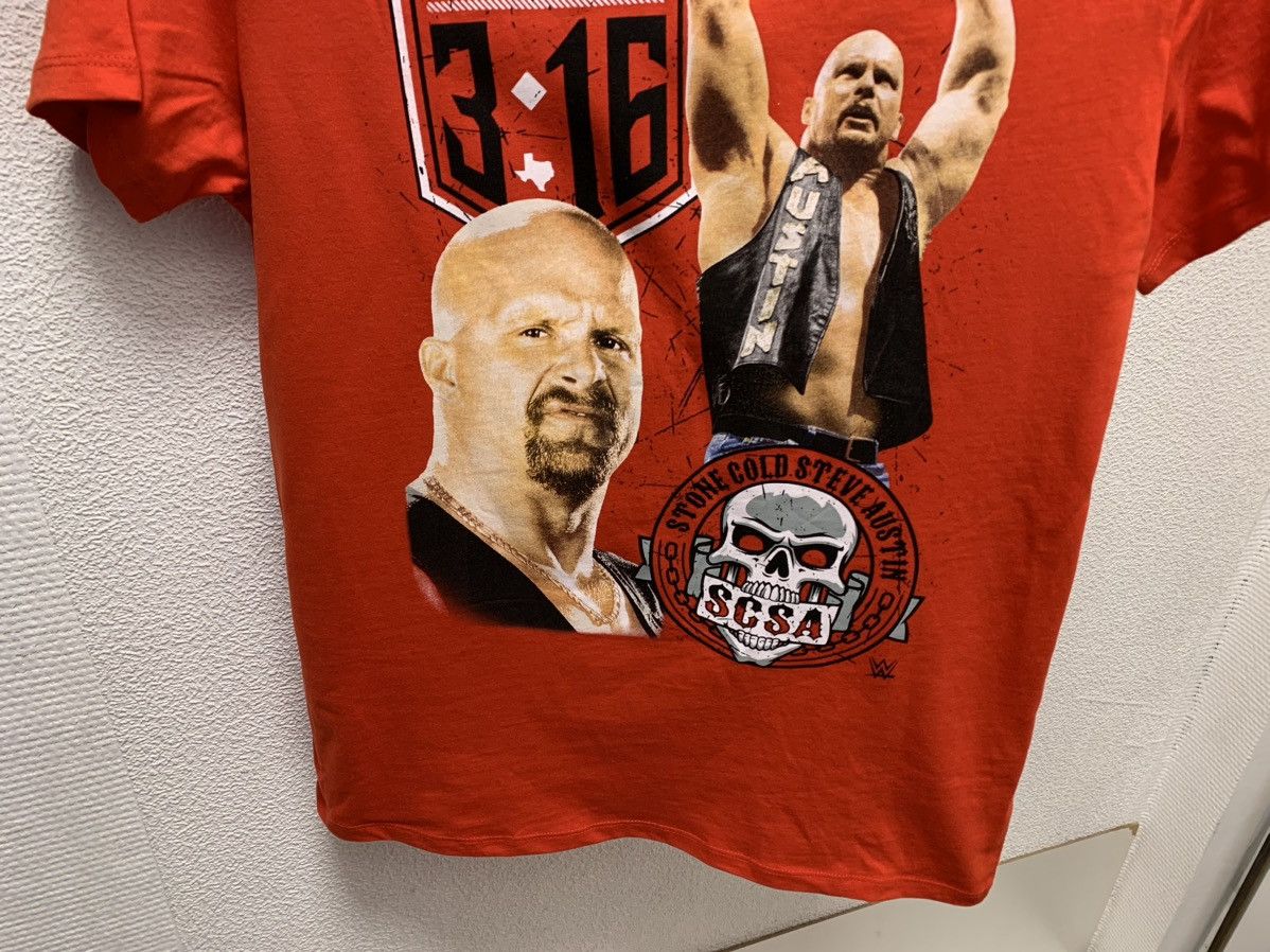 Vintage Stone cold Steve Austin 3:16 4:20 vintage red t-shirt Xs-S Size US S / EU 44-46 / 1 - 3 Thumbnail