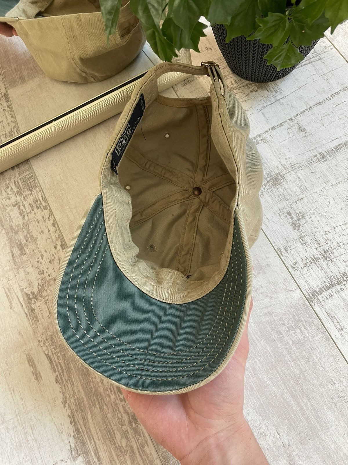 Polo Ralph Lauren × Vintage Polo Ralph Lauren Vintage 90’s Hat Cap Y2K Logo POLO Size ONE SIZE - 9 Thumbnail