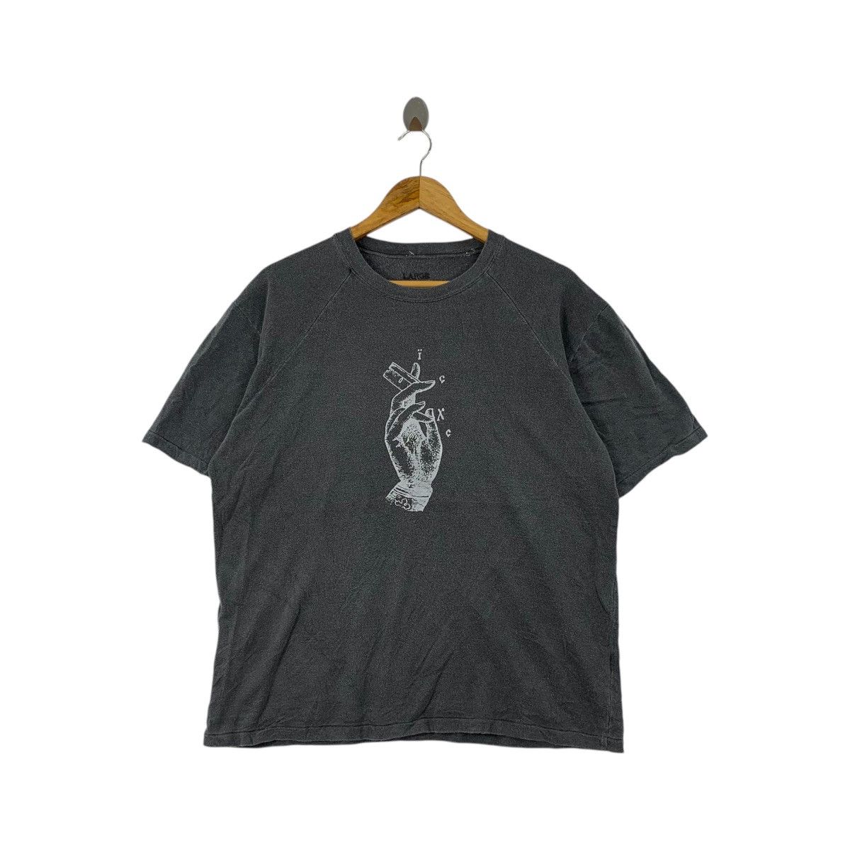 Band Tees MAGNUS DEUS SECRET Album Cyberpunk Neon Techno Tee Shirt Size US L / EU 52-54 / 3 - 1 Thumbnail