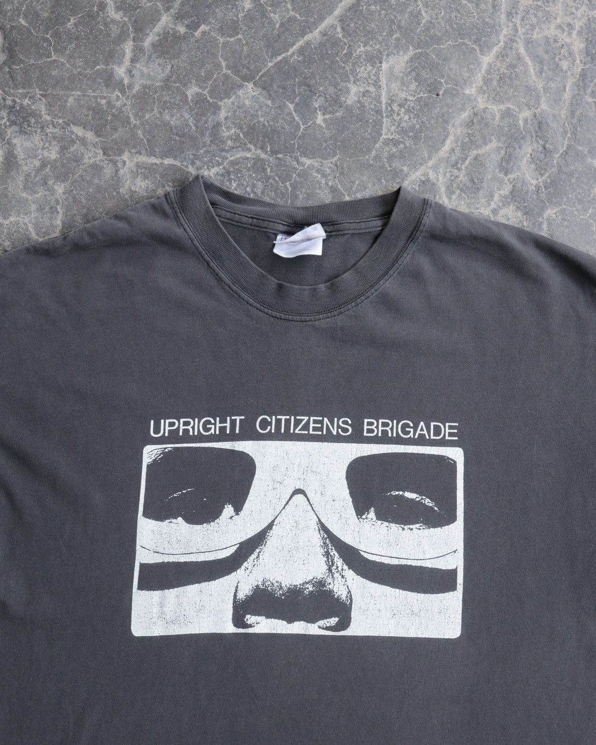 Vintage Vintage 90s Upright Citizens Brigade Faded Black Tee - L/XL Size US L / EU 52-54 / 3 - 2 Thumbnail