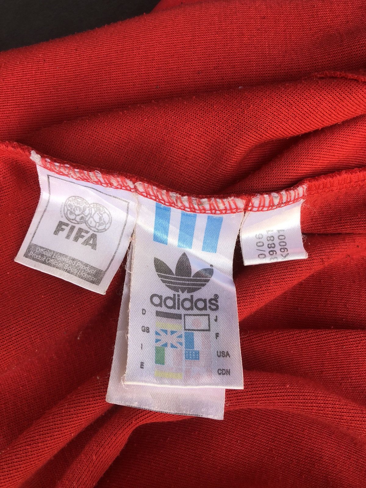 Adidas × Japanese Brand × Vintage RARE Vintage Adidas FIFA England Fullzipper Tracktop Size US L / EU 52-54 / 3 - 16 Thumbnail