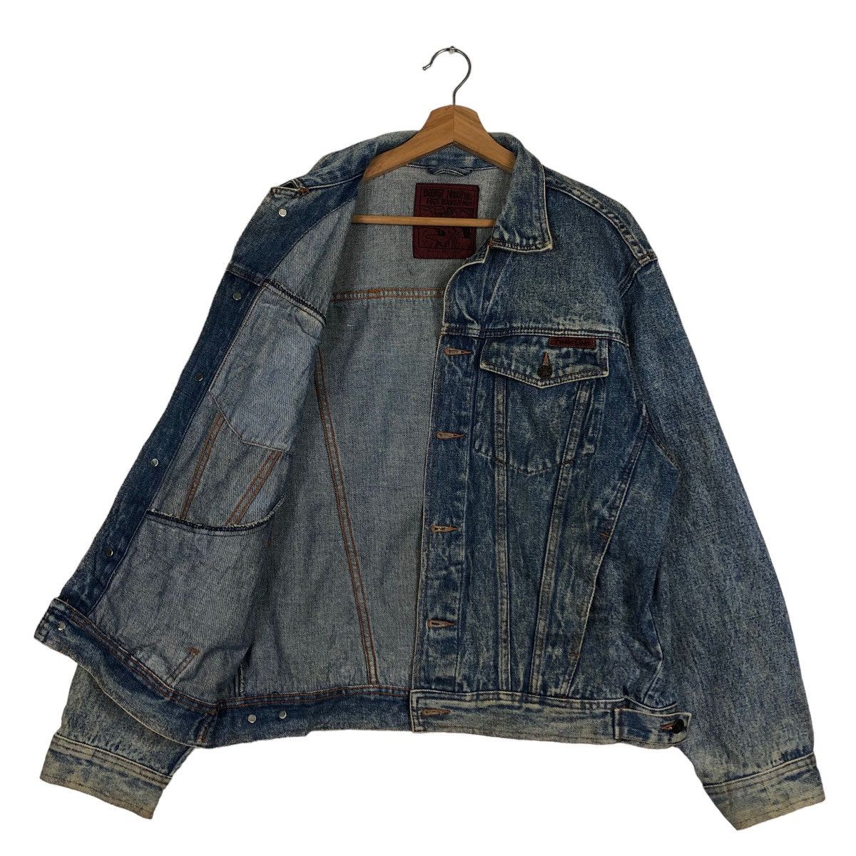 Japanese Brand 🔥90’s Vintage Denim Chore Jacket Fosse Coin Issey Miyake Size US M / EU 48-50 / 2 - 9 Thumbnail
