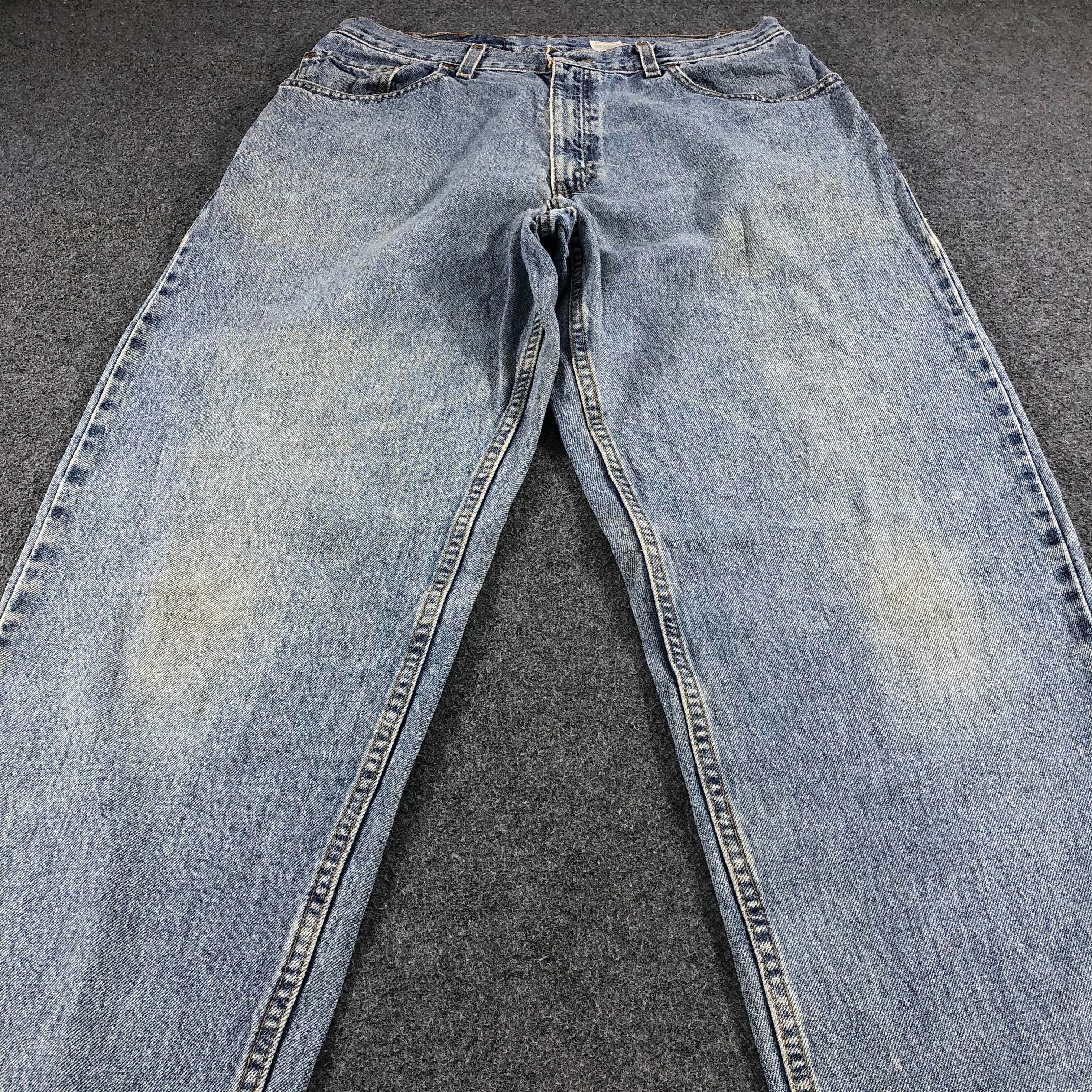 Levi's Vintage 90s Light Wash Levis 560 Jeans-J1264 Size US 33 - 3 Thumbnail
