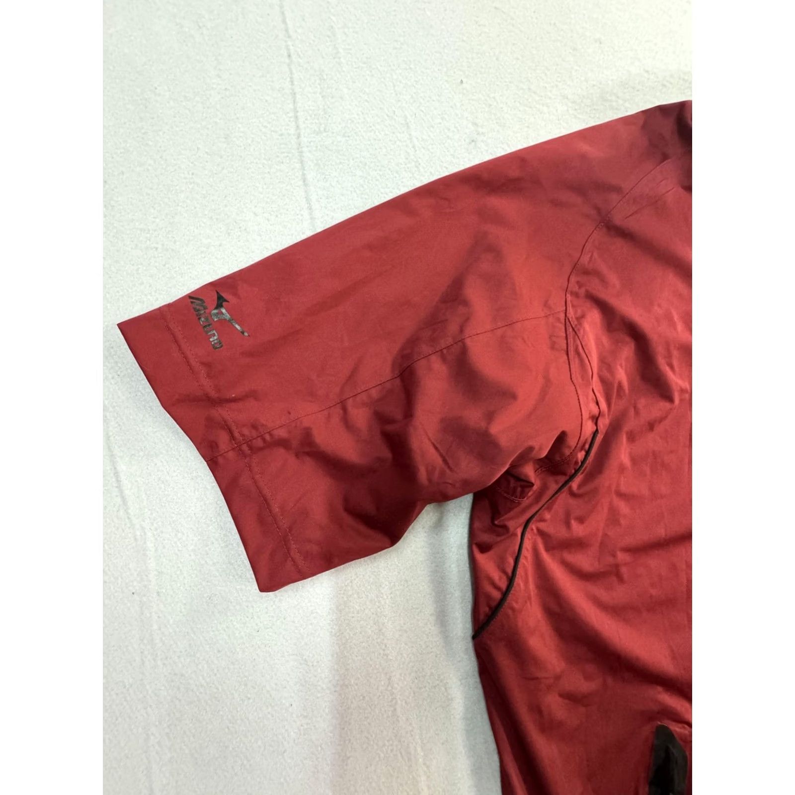 Mizuno Mizuno Jacket Mens L Red Short Sleeve 1/2 Zip Windbreaker Golf Top ImpermaLite Flex Size US L / EU 52-54 / 3 - 3 Thumbnail