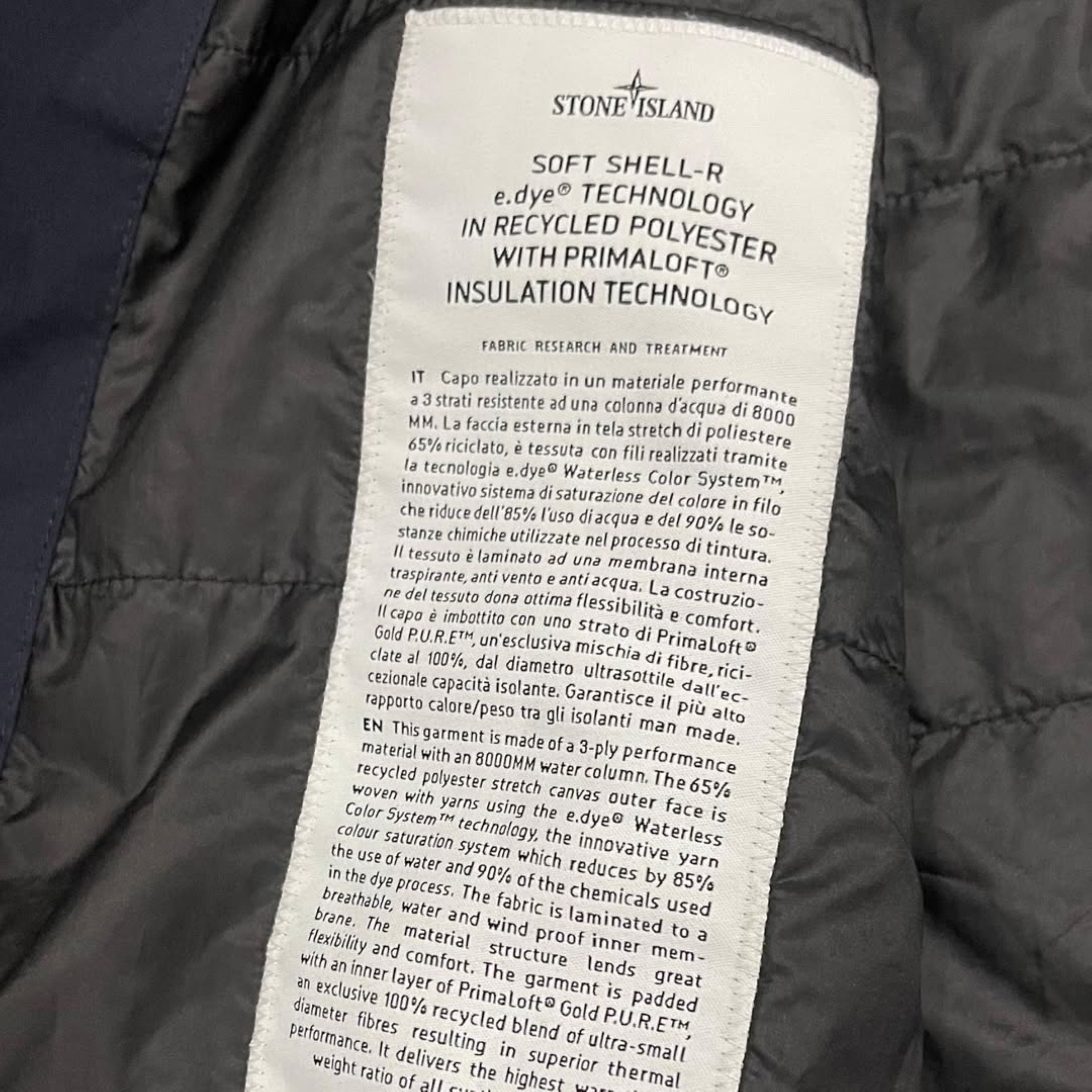 Stone Island Stone Island Soft Shell-R Jacket with PrimaLoft Size US XXL / EU 58 / 5 - 5 Thumbnail
