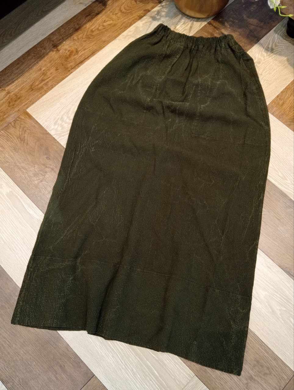Issey Miyake VINTAGE PLANTATION ISSEY MIYAKE PLEATED MAXI SKIRT - SIZE M Size 26" / US 2 / IT 38 - 3 Thumbnail