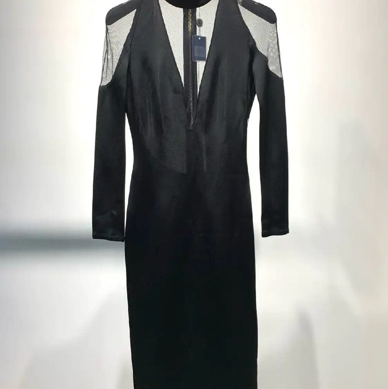 black long sleeve romper dress Long Sleeve Romper Black / Medium main image 1