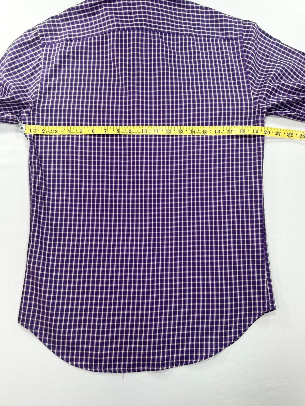 Other Bristol Bull Fitted 100% Cotton Button Up Purple Mens Small Size US S / EU 44-46 / 1 - 5 Thumbnail