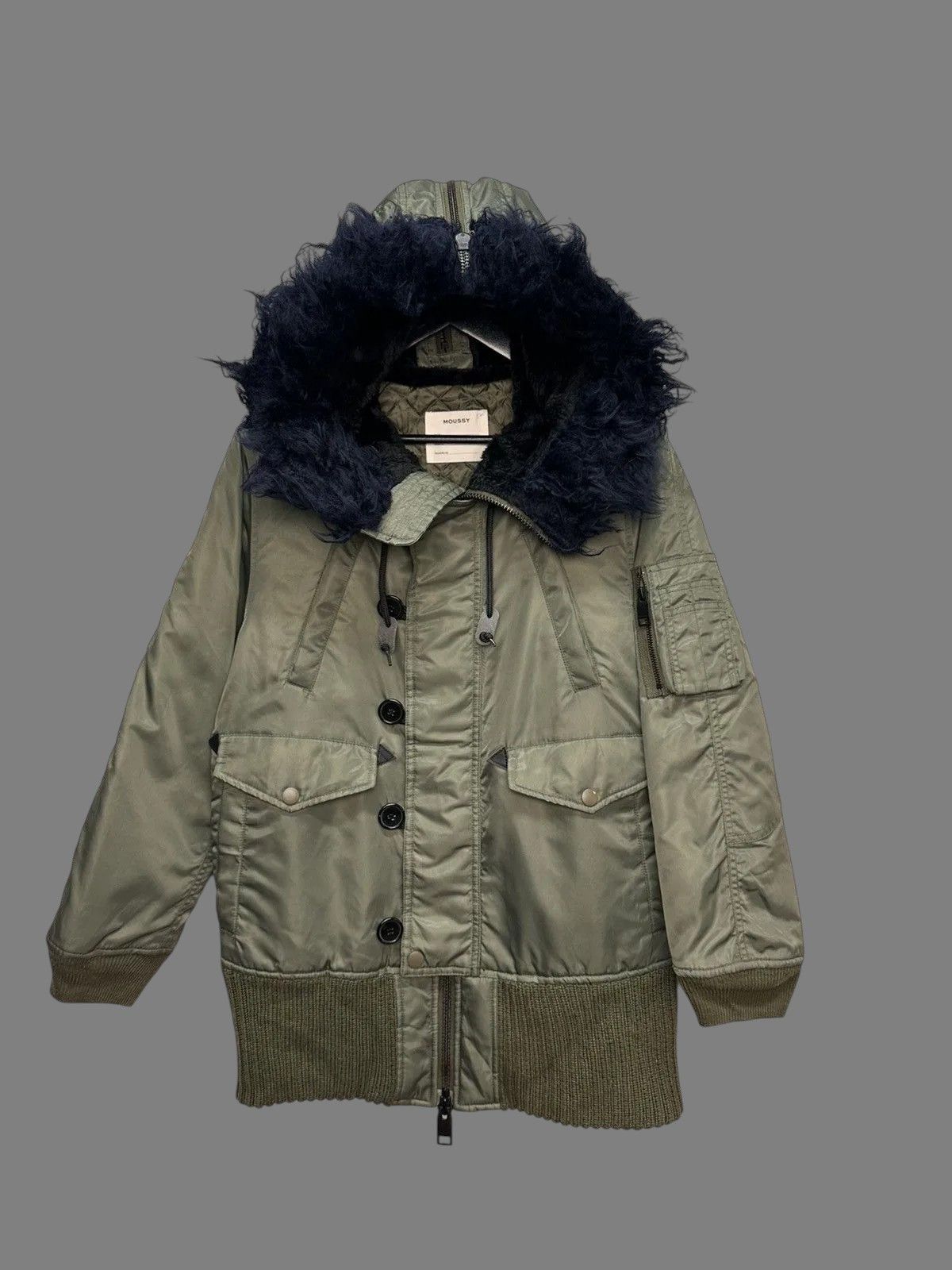 Other Y2K MA1 Retro MILITARY MENS GOA Bomber Jacket Fur M Size US M / EU 48-50 / 2 - 17 Thumbnail