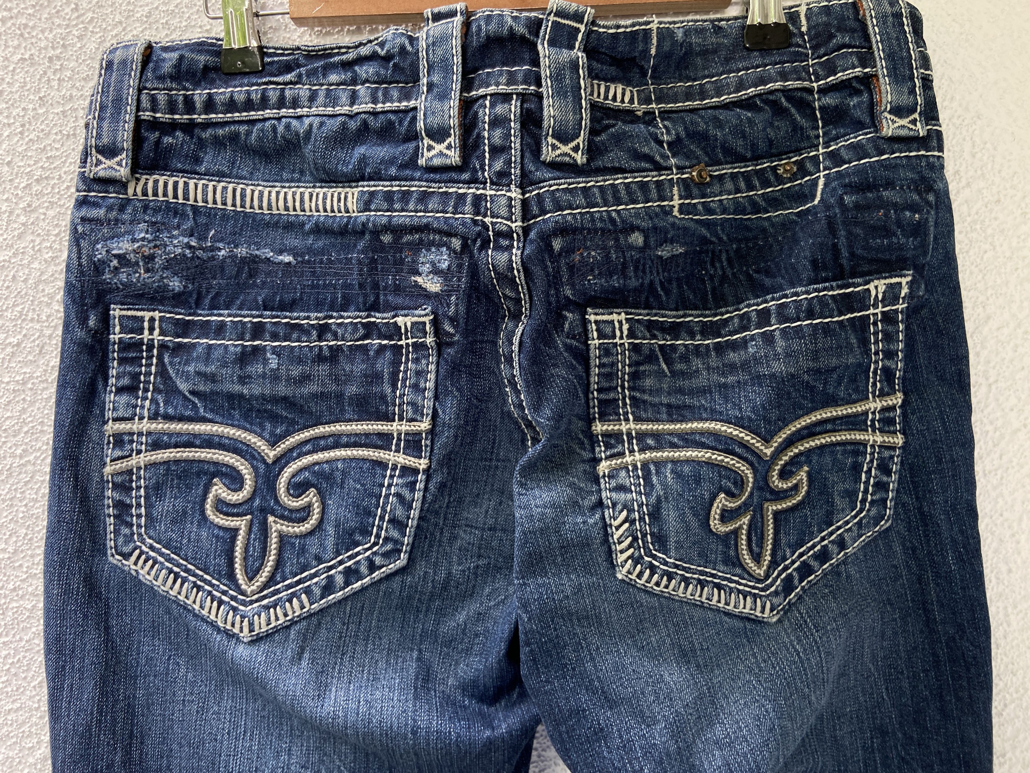 Rock Revival Rock Revival washed metal jeans pants Steven Straight Size US 33 - 8 Thumbnail