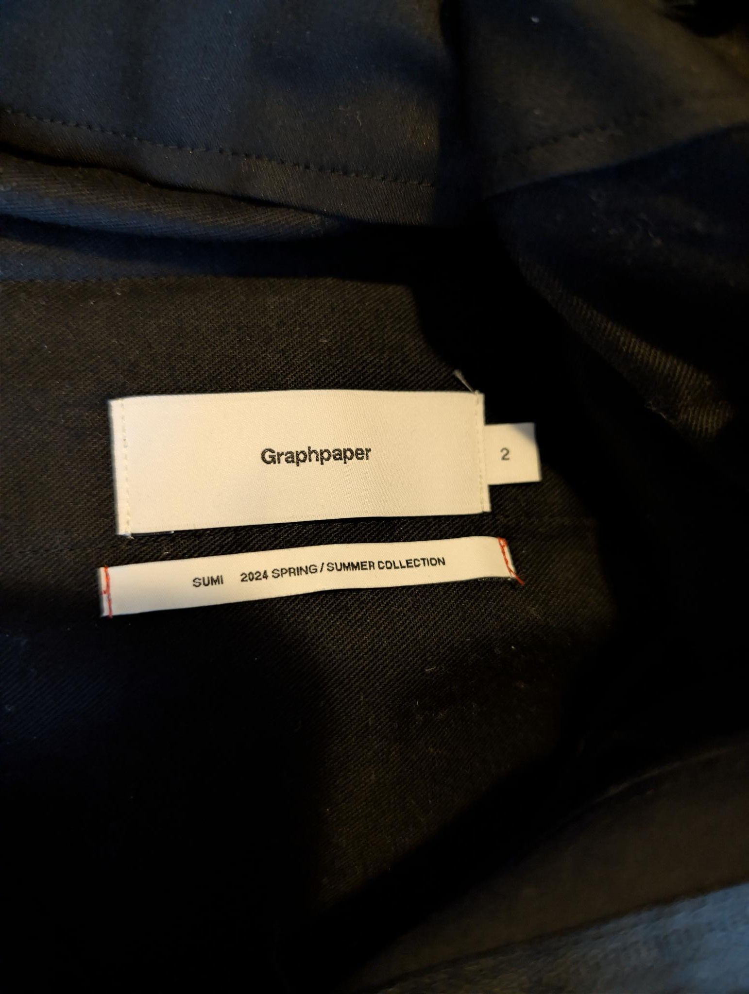 Graphpaper Wool Cupro Military Cargo Pants #BLACK [GM241-40077] Size US 32 / EU 48 - 5 Thumbnail