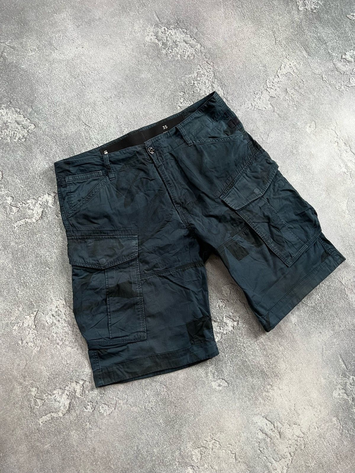 G-Star G Star Raw Cargo Shorts Camouflage Pattern Military Sz W35 Size US 35 - 3 Thumbnail