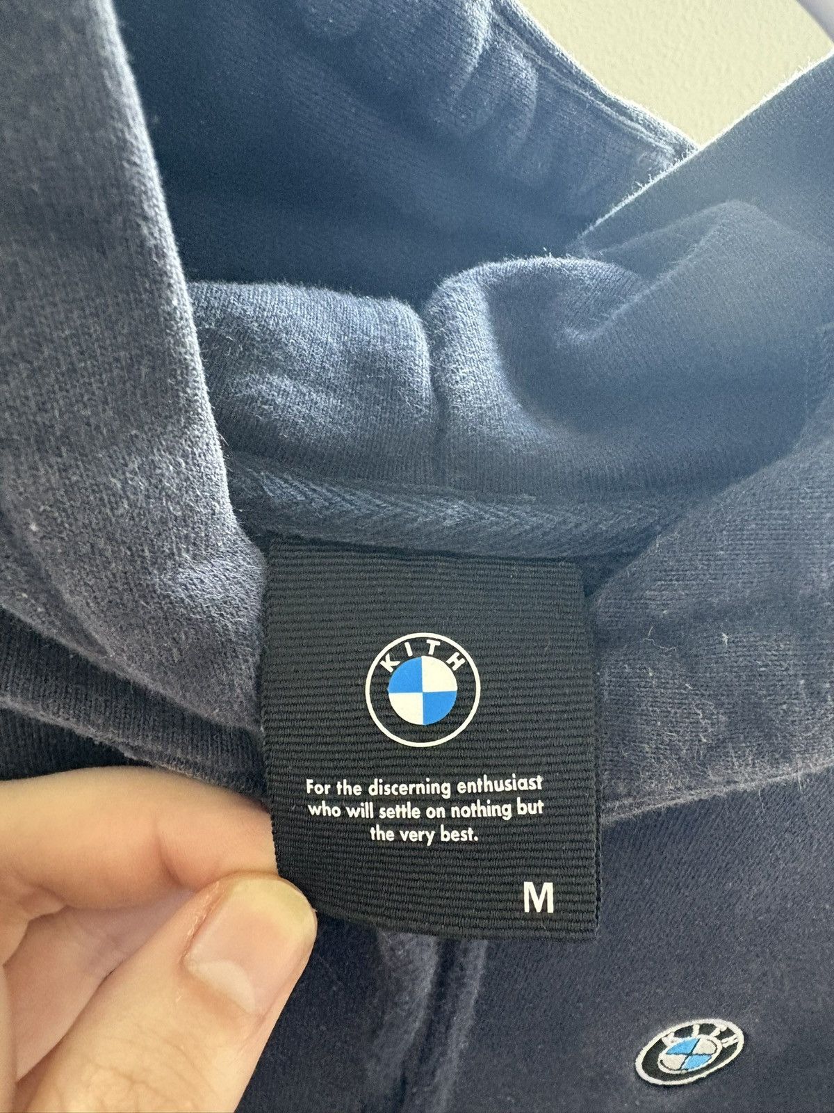 BMW × Kith Kith x BMW small logo navy hoodie Size US M / EU 48-50 / 2 - 5 Thumbnail