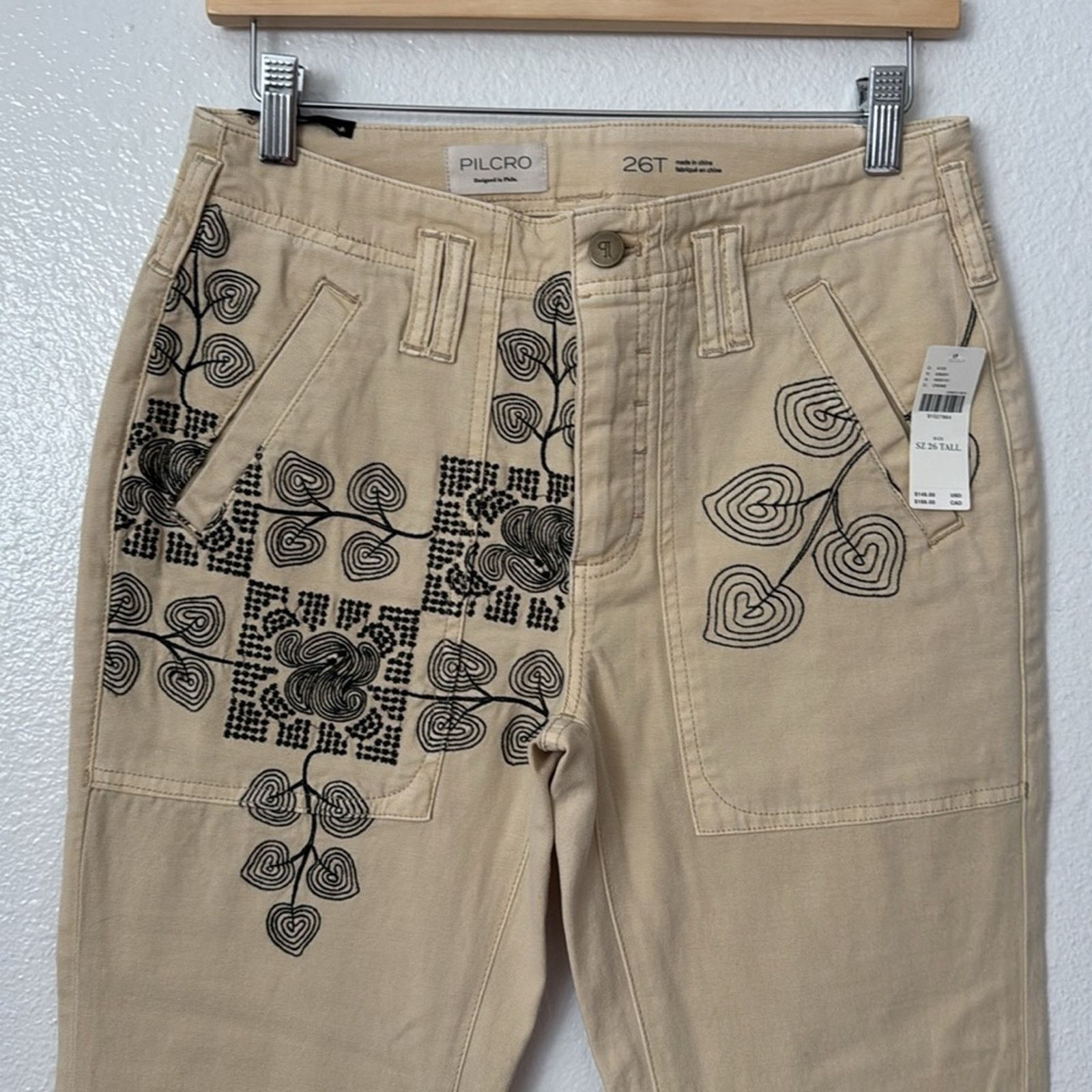 Anthropologie NWT Anthropologie 26T Pilcro Yaya Mid-Rise Crop Flare Jeans Size 26" / US 2 / IT 38 - 6 Thumbnail