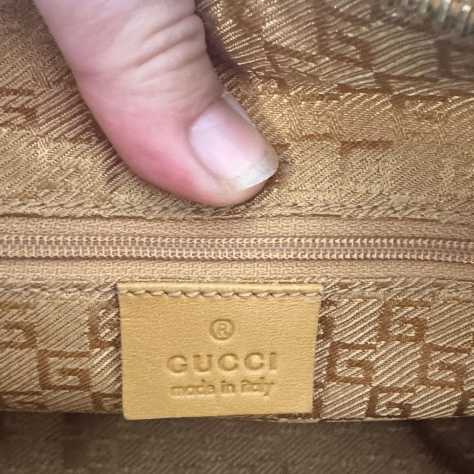 Gucci Gucci Vintage Zip Boston Bag - Pink Suede and Tan Leather Size ONE SIZE - 12 Thumbnail