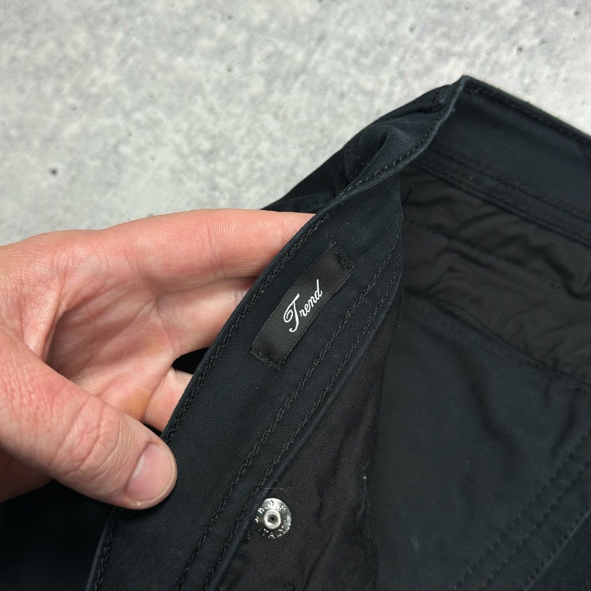 Versace × Versace Jeans Couture Versace Collection Men's Pleated Black Stretch Casual Pants Size US 33 - 8 Thumbnail