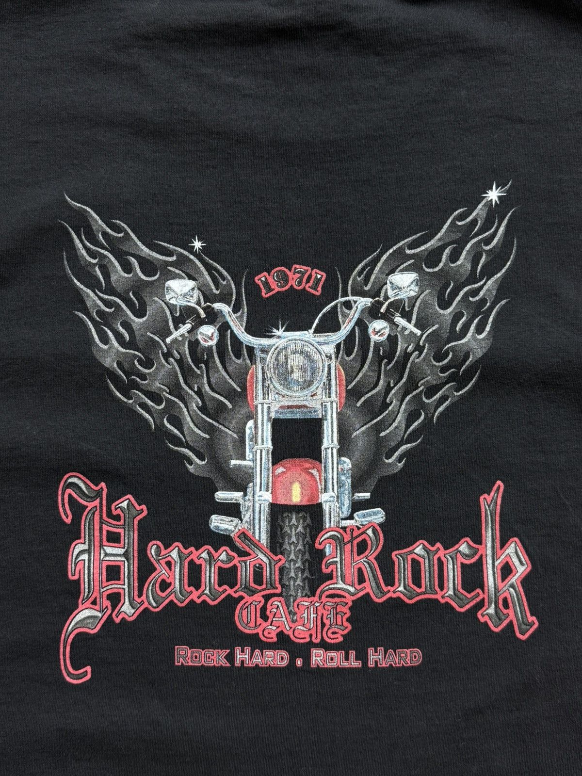 Hard Rock Cafe Vintage Y2K Hard Rock Niagara Falls 1971 West Coast Chopper Size US XL / EU 56 / 4 - 2 Thumbnail