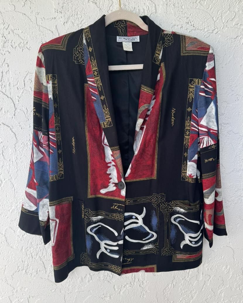 Kennington Ltd. vintage kensington square blazer PM Size M / US 6-8 / IT 42-44 - 1 Thumbnail