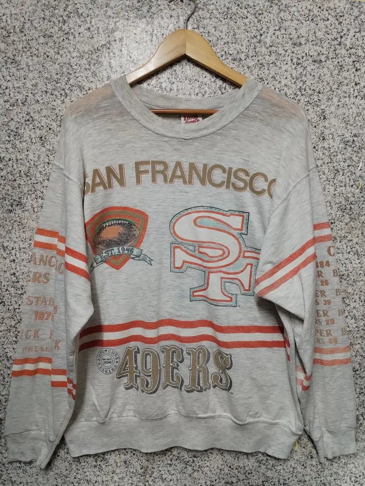 Vintage Vintage 1990’s san francisco 49ers crewneck Size US XL / EU 56 / 4 - 2 Thumbnail