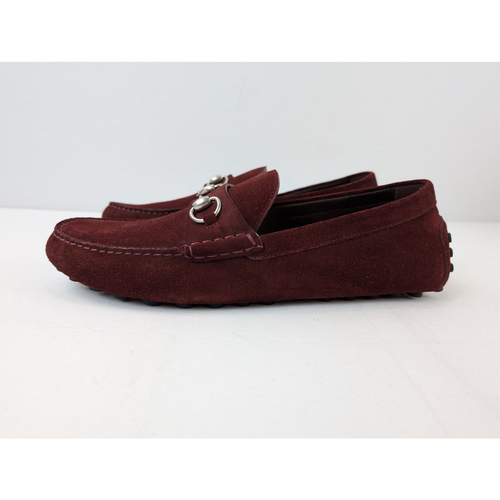 Gucci o1rshd1 Moccasin Leather Suede Sweet Loafers Shoe boots Size US 11.5 / EU 44-45 - 10 Thumbnail