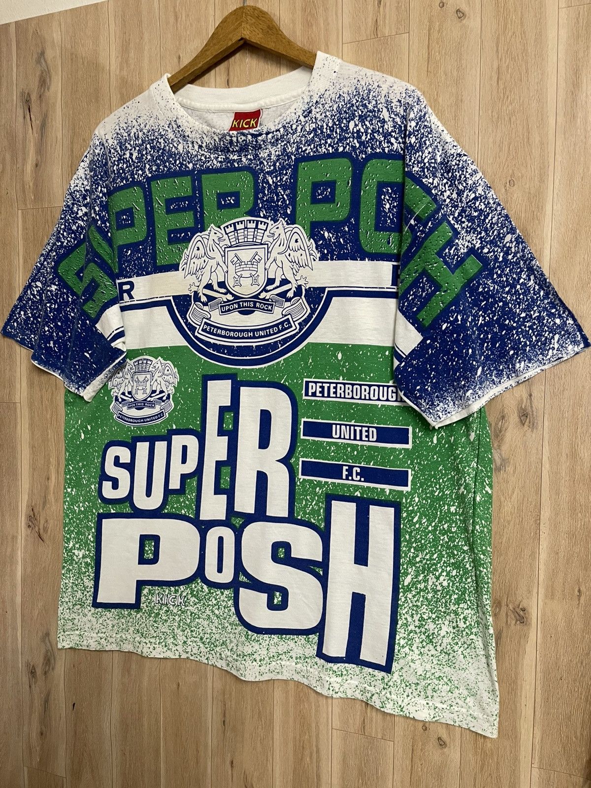Sports Specialties Vintage 90’s Peterborough FC T shirt AOP L Soccer Football Size US XL / EU 56 / 4 - 8 Thumbnail