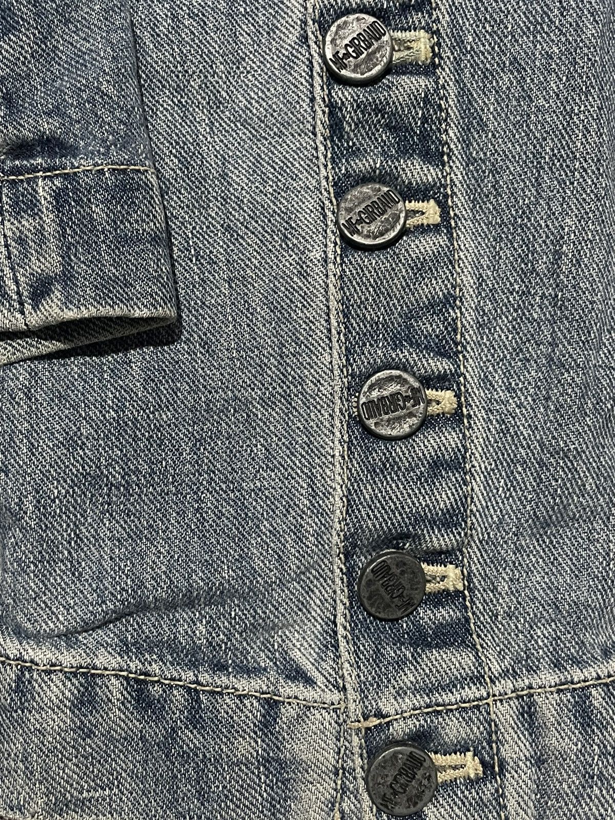 Marithe + Francois Girbaud Vintage Marithe Francois Girbaud Denim Blazer Jacket Size M / US 6-8 / IT 42-44 - 11 Thumbnail