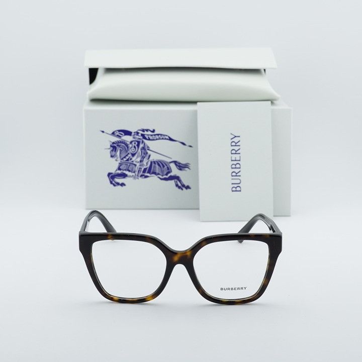 Burberry Burberry BE2443 3002 Eyeglasses Havana 53mm Square Frame Size ONE SIZE - 12 Thumbnail