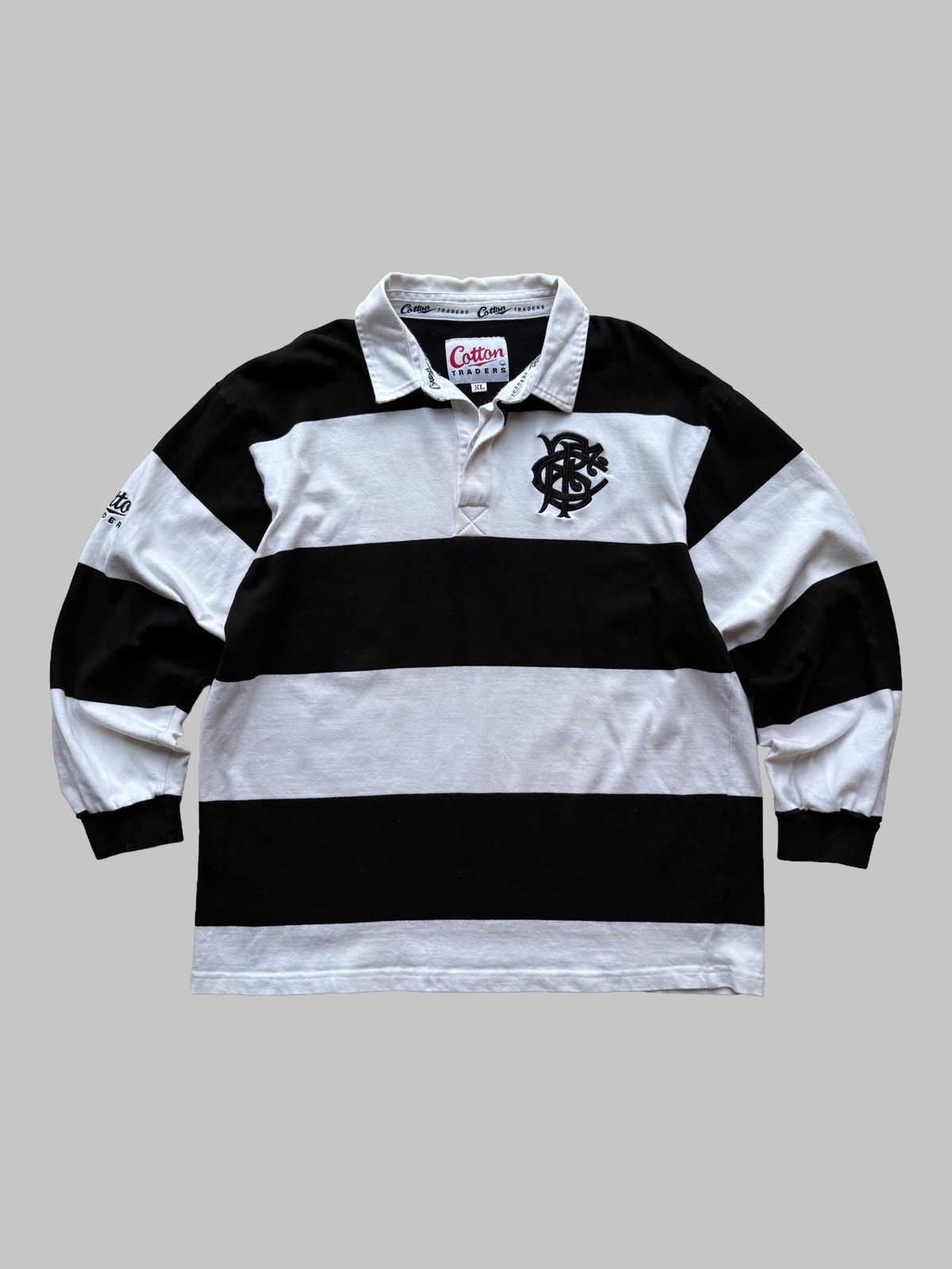 Cotton Traders BARBARIANS FC COTTON TRADERS 1990'S RUGBY UNION SHIRT Size US XL / EU 56 / 4 - 1 Thumbnail