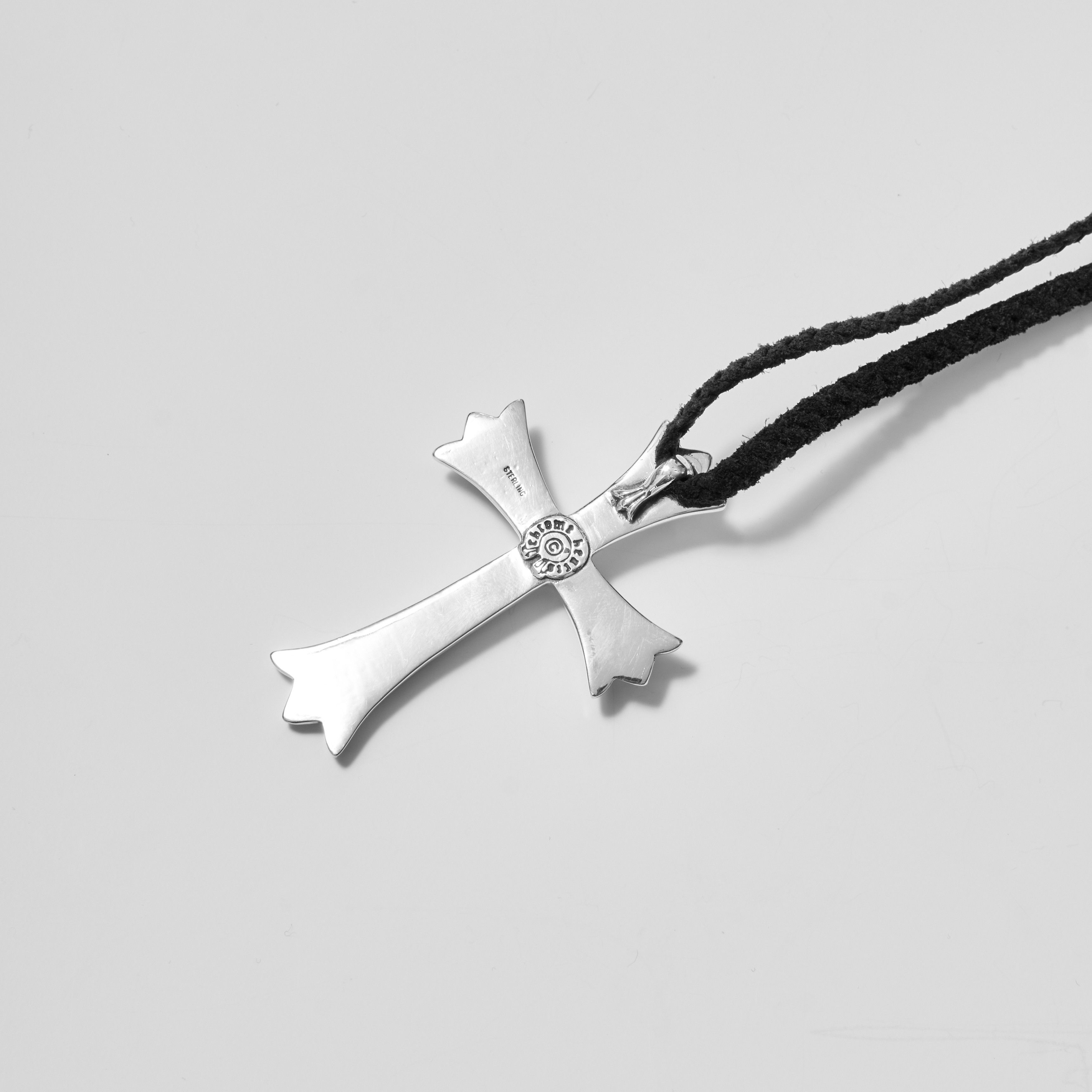 Chrome Hearts CHROME HEARTS Cross LRG Large Pendant Top Leather Blade Boro Size ONE SIZE - 5 Thumbnail