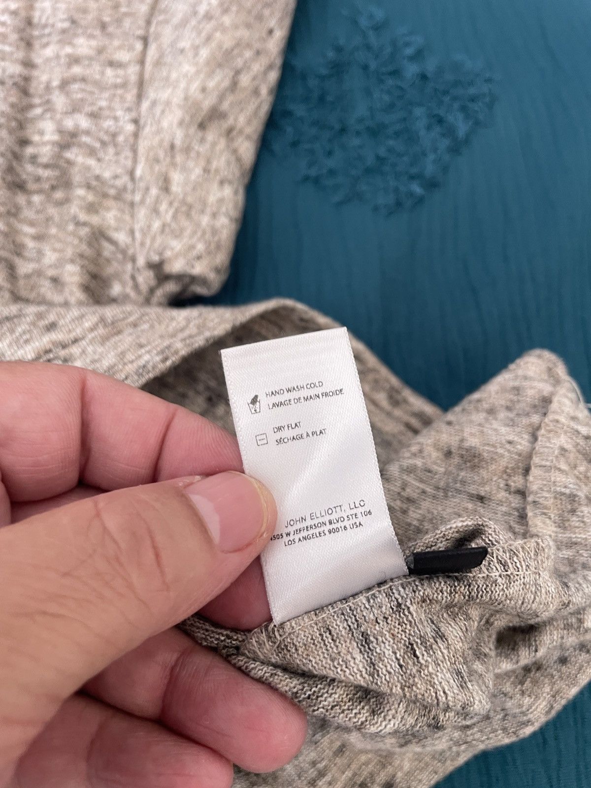 John Elliott Pre SS2019 Heathered Cotton Crewneck tee Size US M / EU 48-50 / 2 - 7 Thumbnail