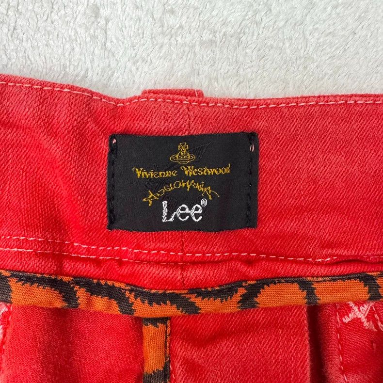 Vivienne Westwood Vivienne Westwood Red punk deconstructed heavy duty jeans Size 27" / US 4 / IT 40 - 8 Thumbnail