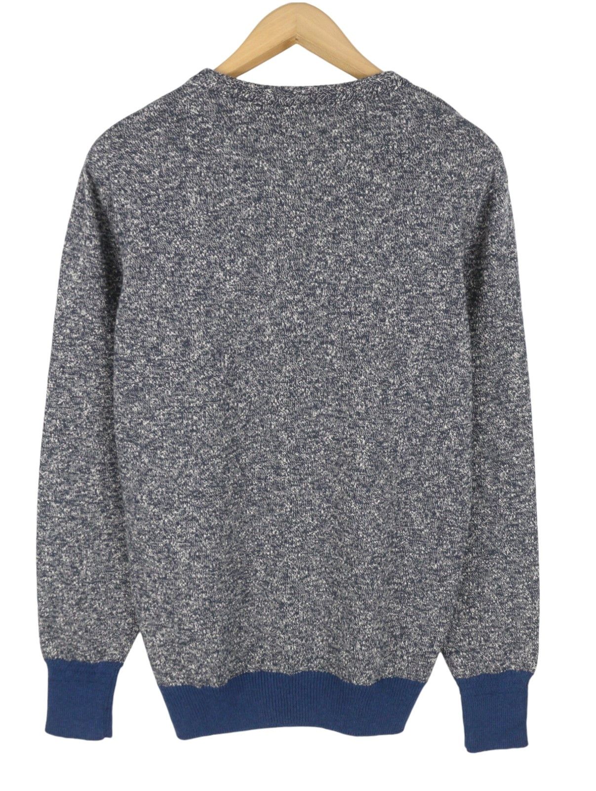 Scotch & Soda M Blue Melange Crew Collar Tight Knit Pull On Jumper 91033 Size US M / EU 48-50 / 2 - 4 Thumbnail