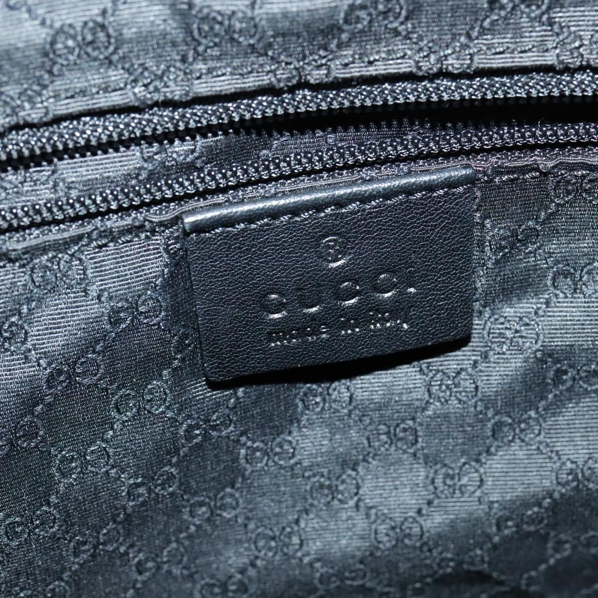 Gucci GUCCI Web Sherry Line Shoulder Bag Canvas Black Gold Size ONE SIZE - 15 Thumbnail