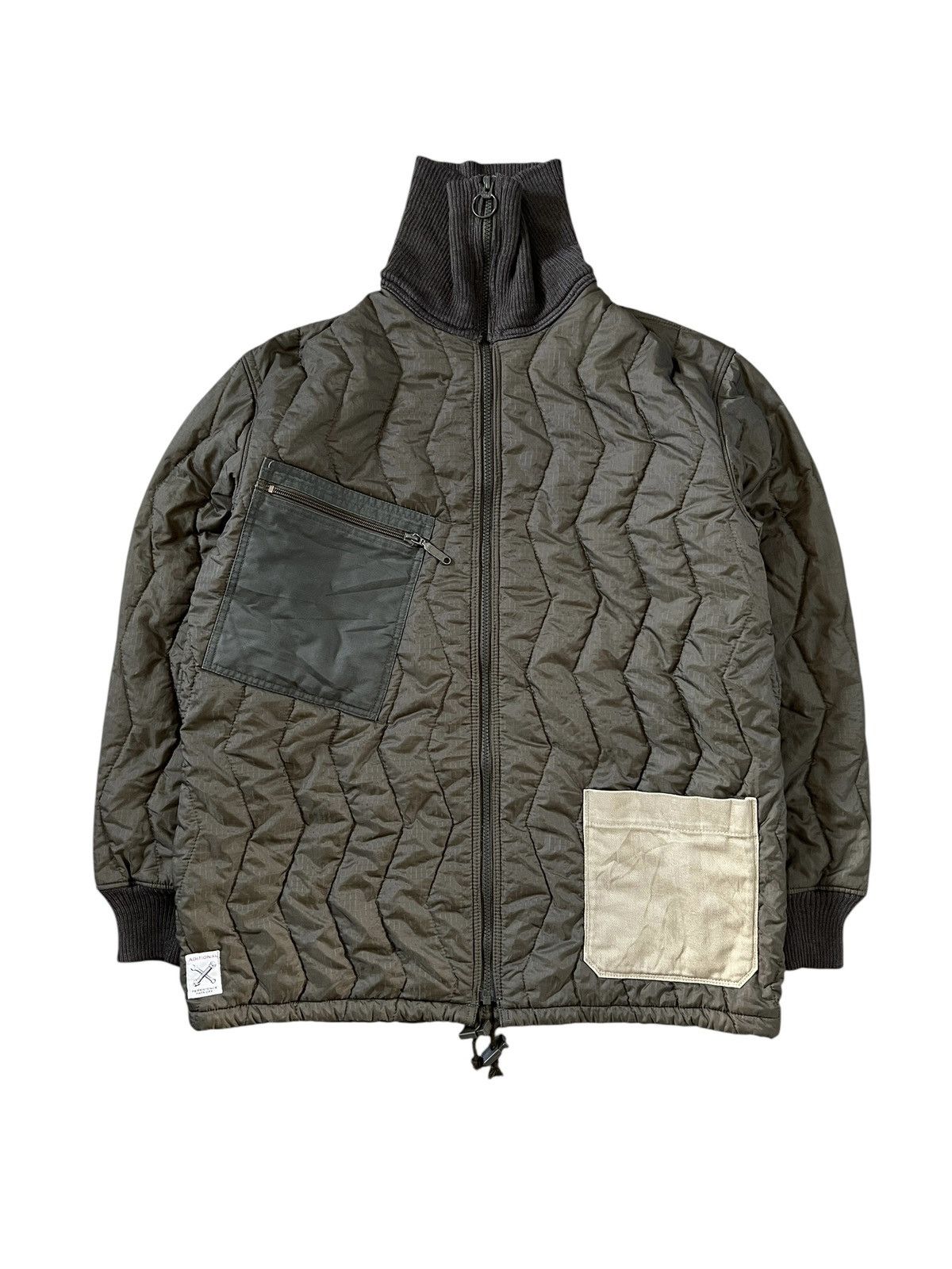 Vintage Vintage 90s German Army Quilted Jacket Rebuilt By Adition Size US XL / EU 56 / 4 - 2 Thumbnail