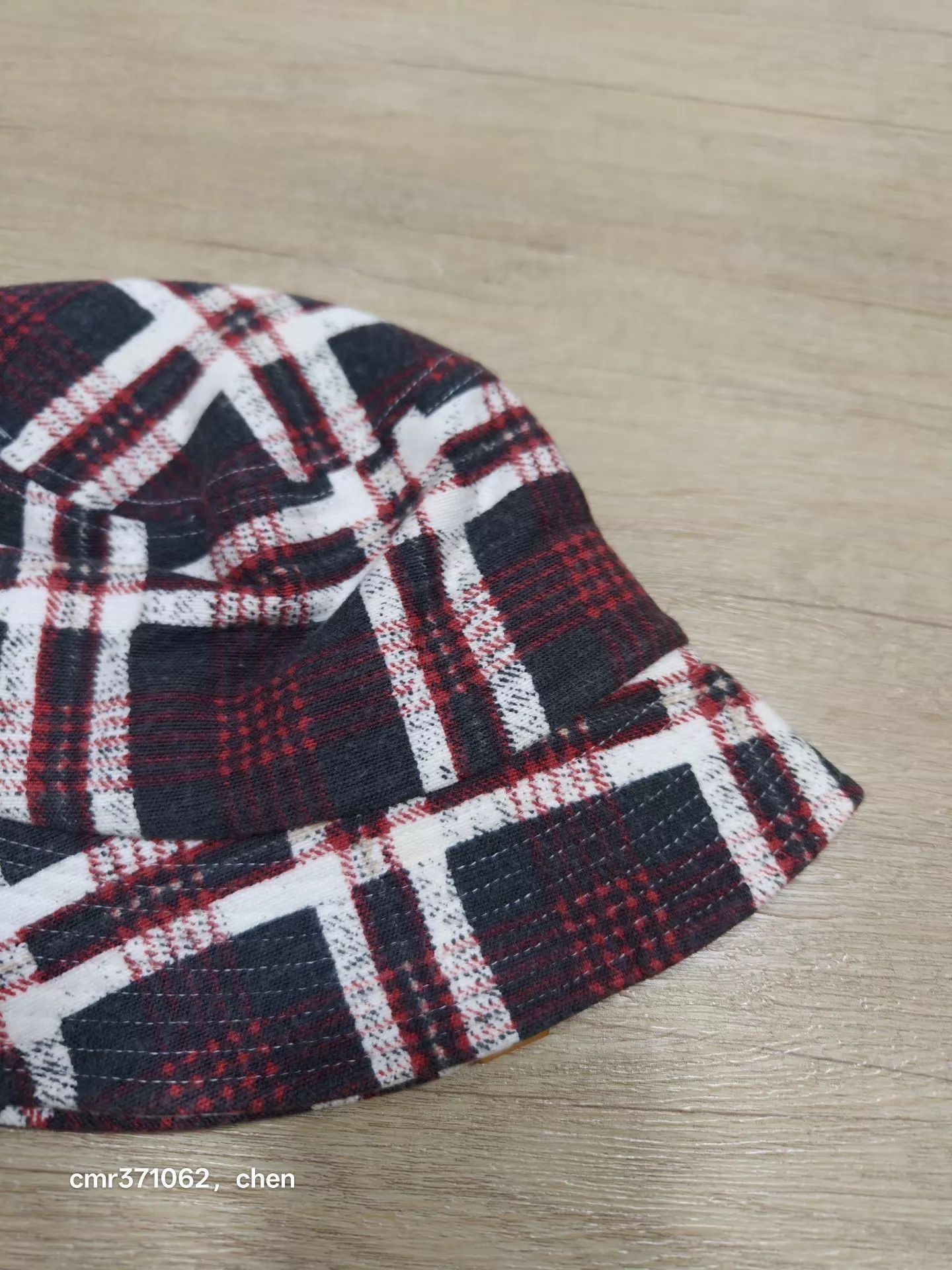 Visvim VISVIM 16SS DOME bucket hat printed check ML used Size ONE SIZE - 4 Thumbnail