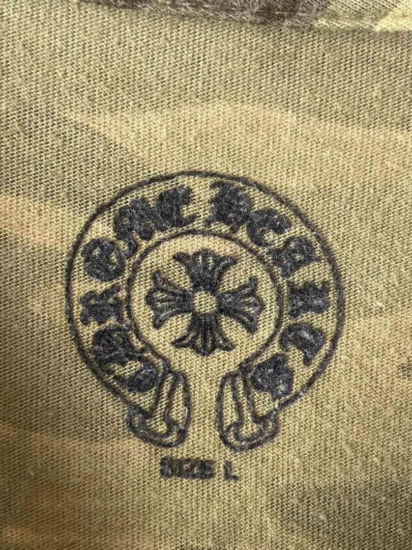 Chrome Hearts CH Camo Tee Shirt Size US L / EU 52-54 / 3 - 4 Thumbnail