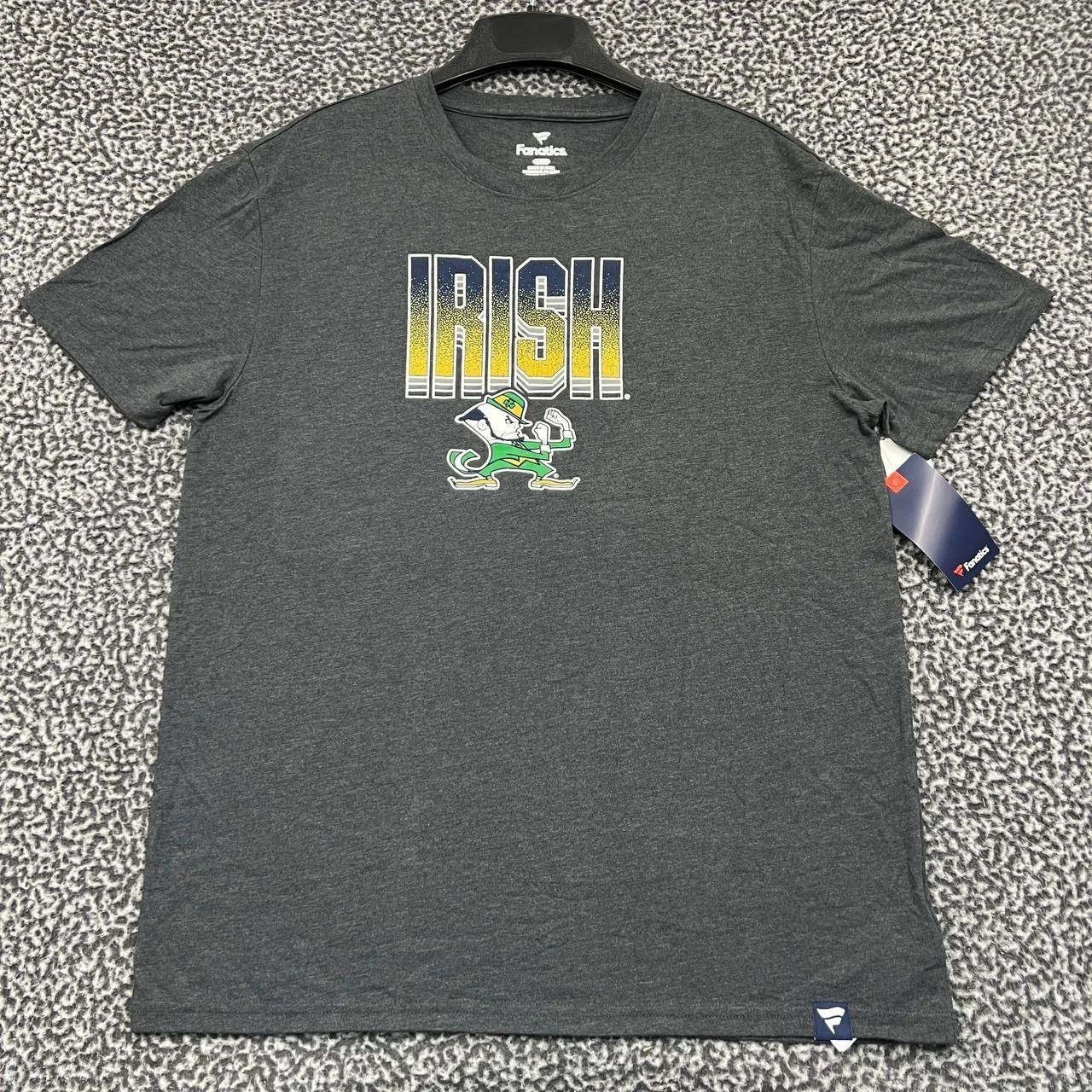 Other Notre Dame Fighting Irish Shirt Men Gray Short Sleeve New L Size US L / EU 52-54 / 3 - 1 Thumbnail